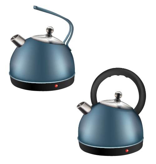Vector Illustration of an electric kettle | Cheap Vector Art